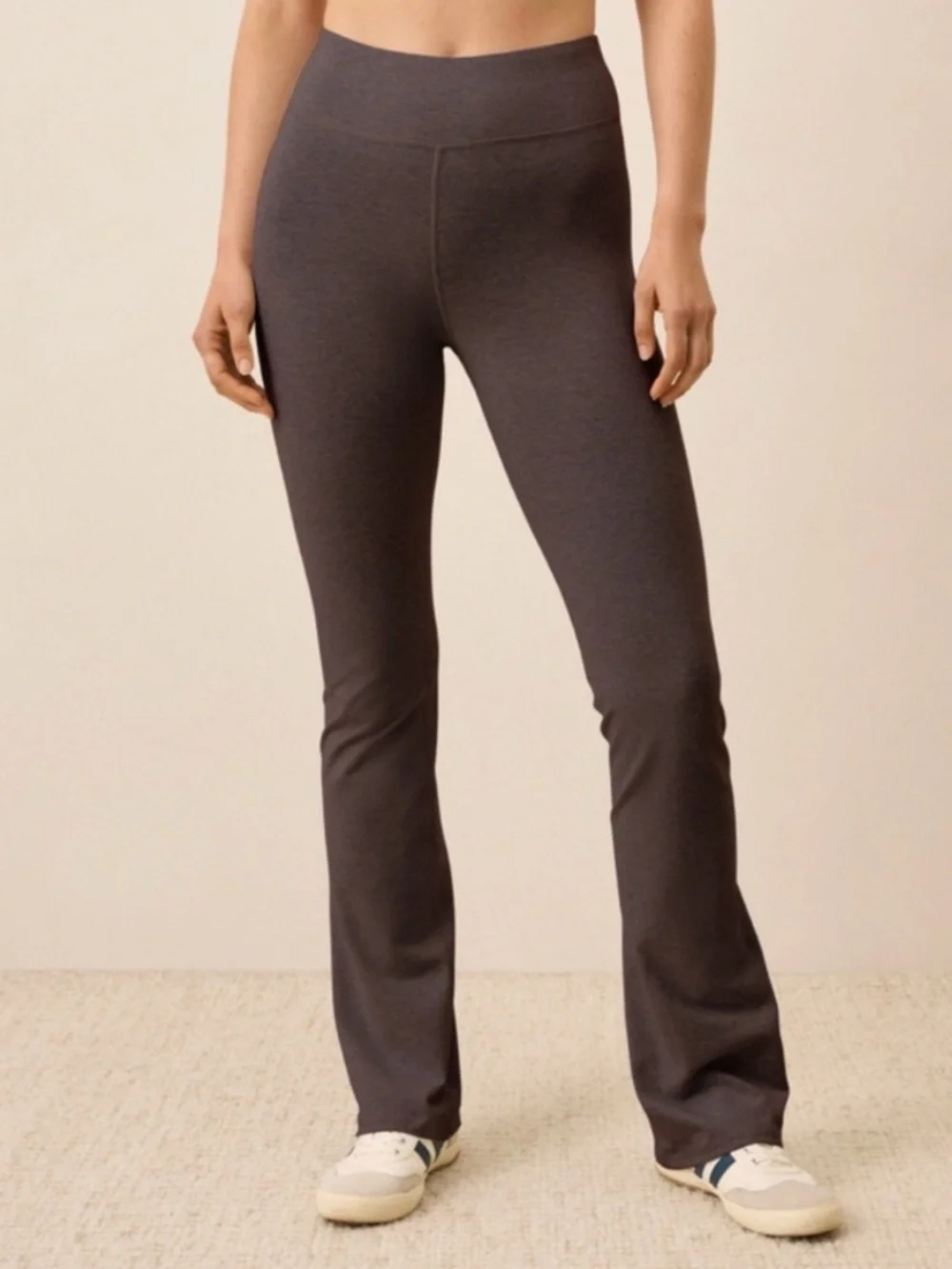Pact Womens XS Organic On the Go-To Bootcut Legging Wide Leg Pants Brown